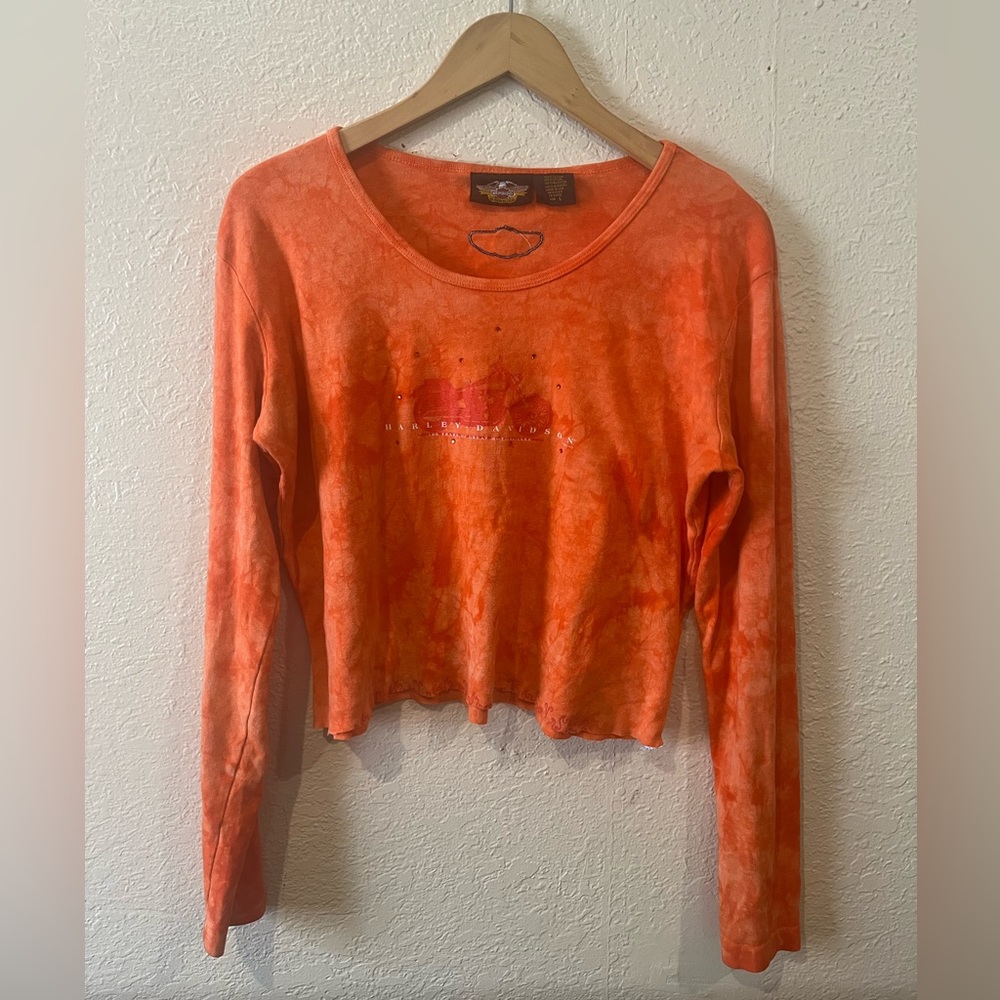 REWORKED. 2003 Harley
Davidson cropped long sleeve